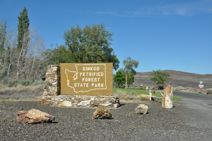 ginkgo entrance sign