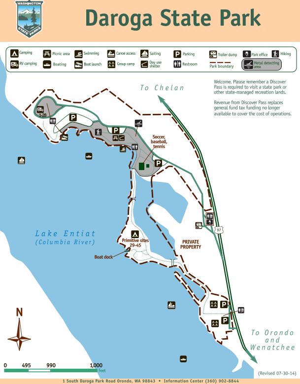 daroga state park map