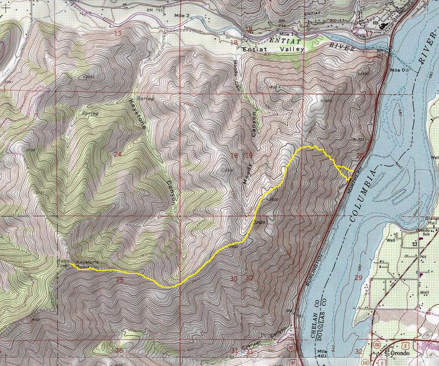 Keystone Point Map