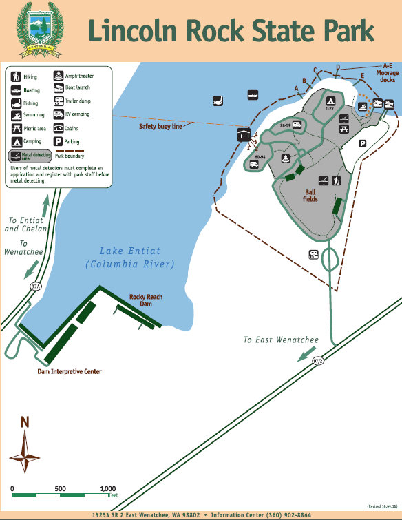 lincoln rock state park map