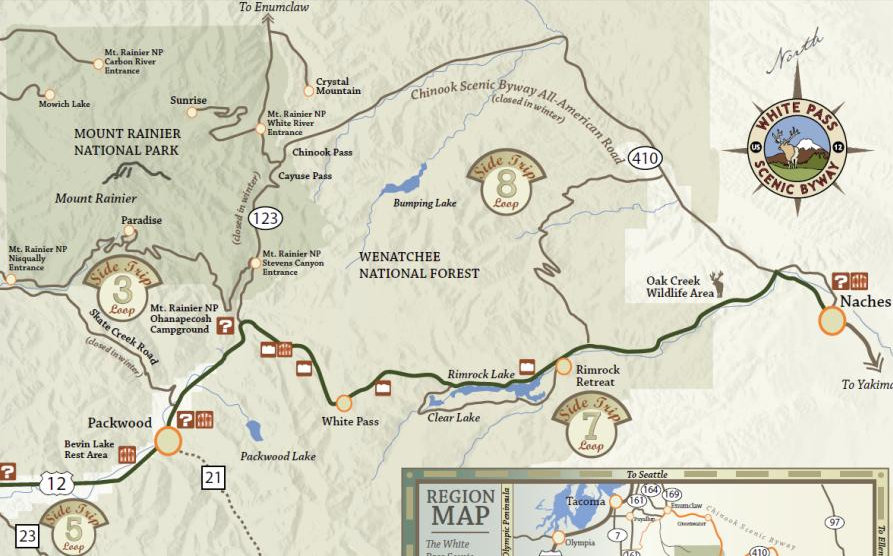 white pass map