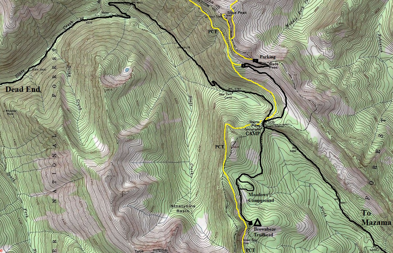 slate pass map