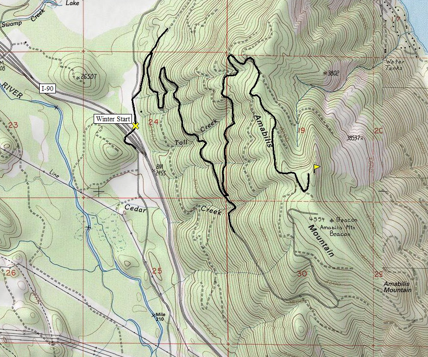 Amabilis Mountain Map