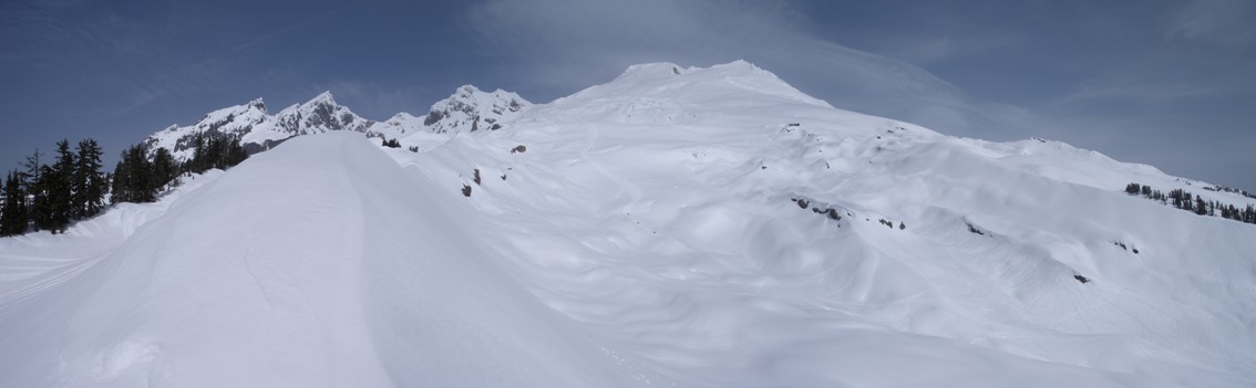 Mt. Baker from the ridge 