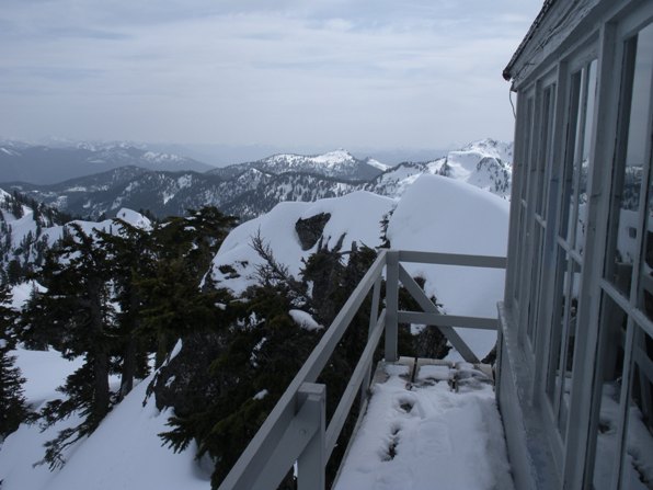 Park Butte Lookout views