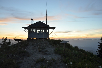 burley mountain sunset