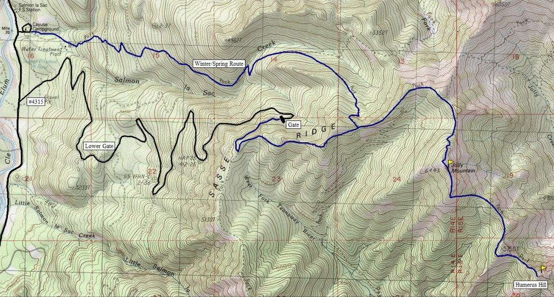 Jolly Mountain Map