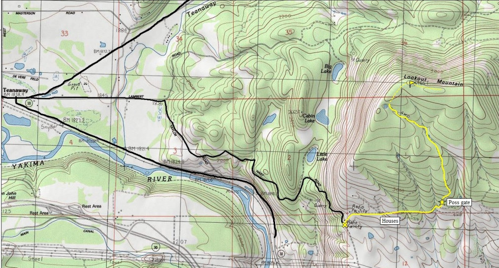 Lookout Mountain Map