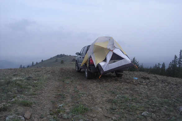 Camping on Cleman Mountain