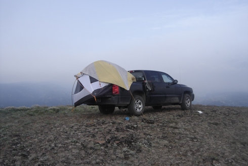 Camping on Cleman Mountain
