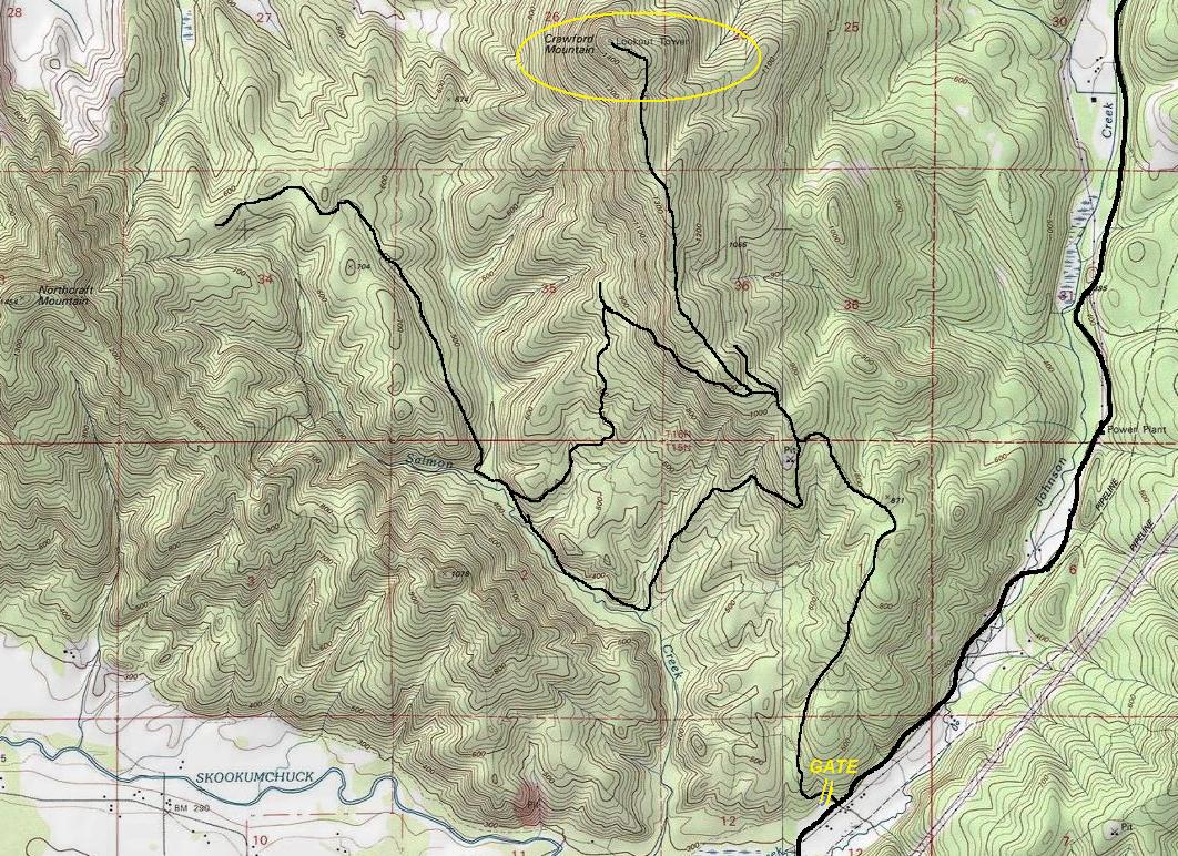 crawford mountain map