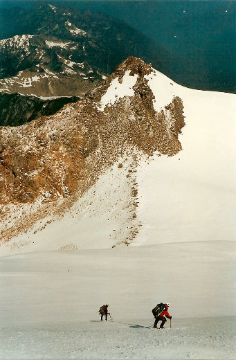 Climbers on Glacier Peak