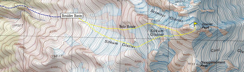 Glacier Peak Map