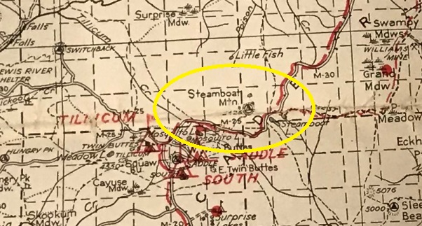 Steamboat Lookout Map