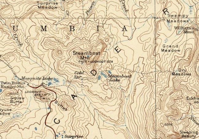 Steamboat Lookout Map