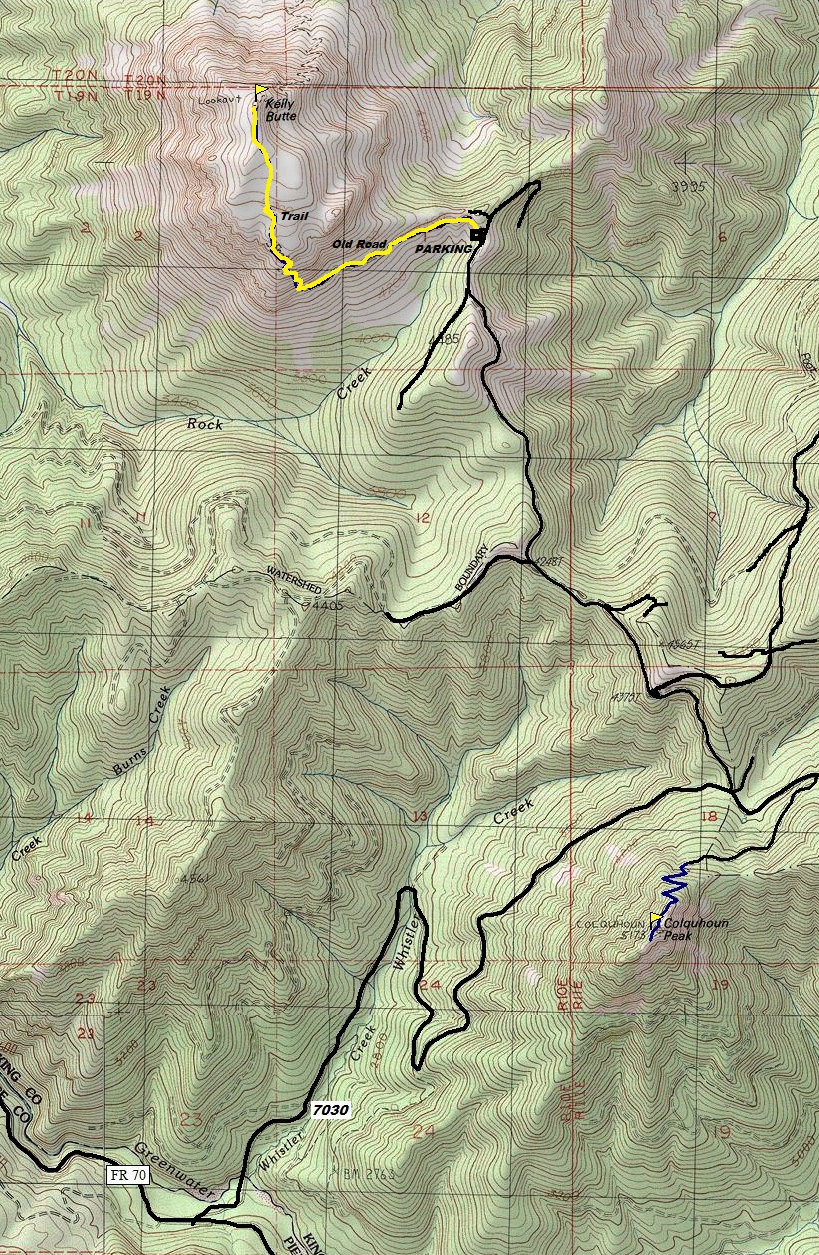 kelly butte map