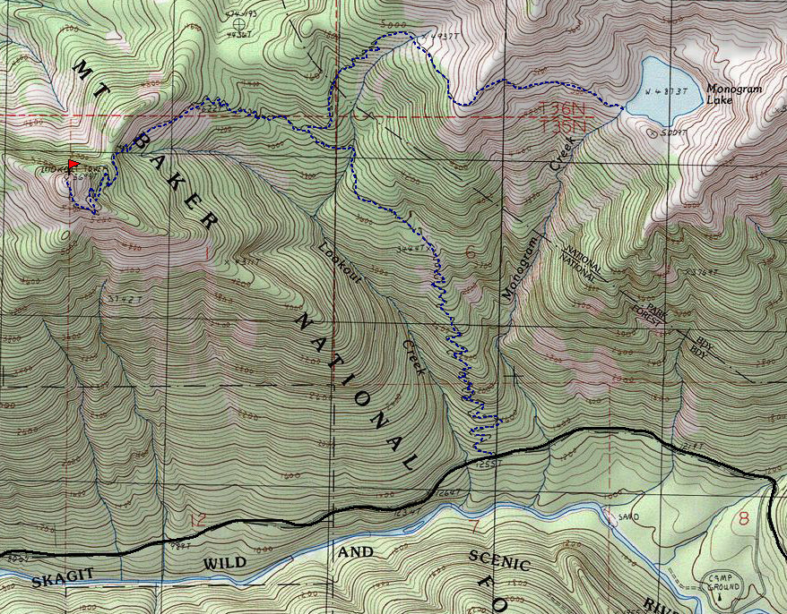 Lookout Mountain Map