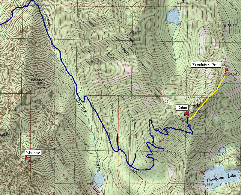 Revolution Peak map