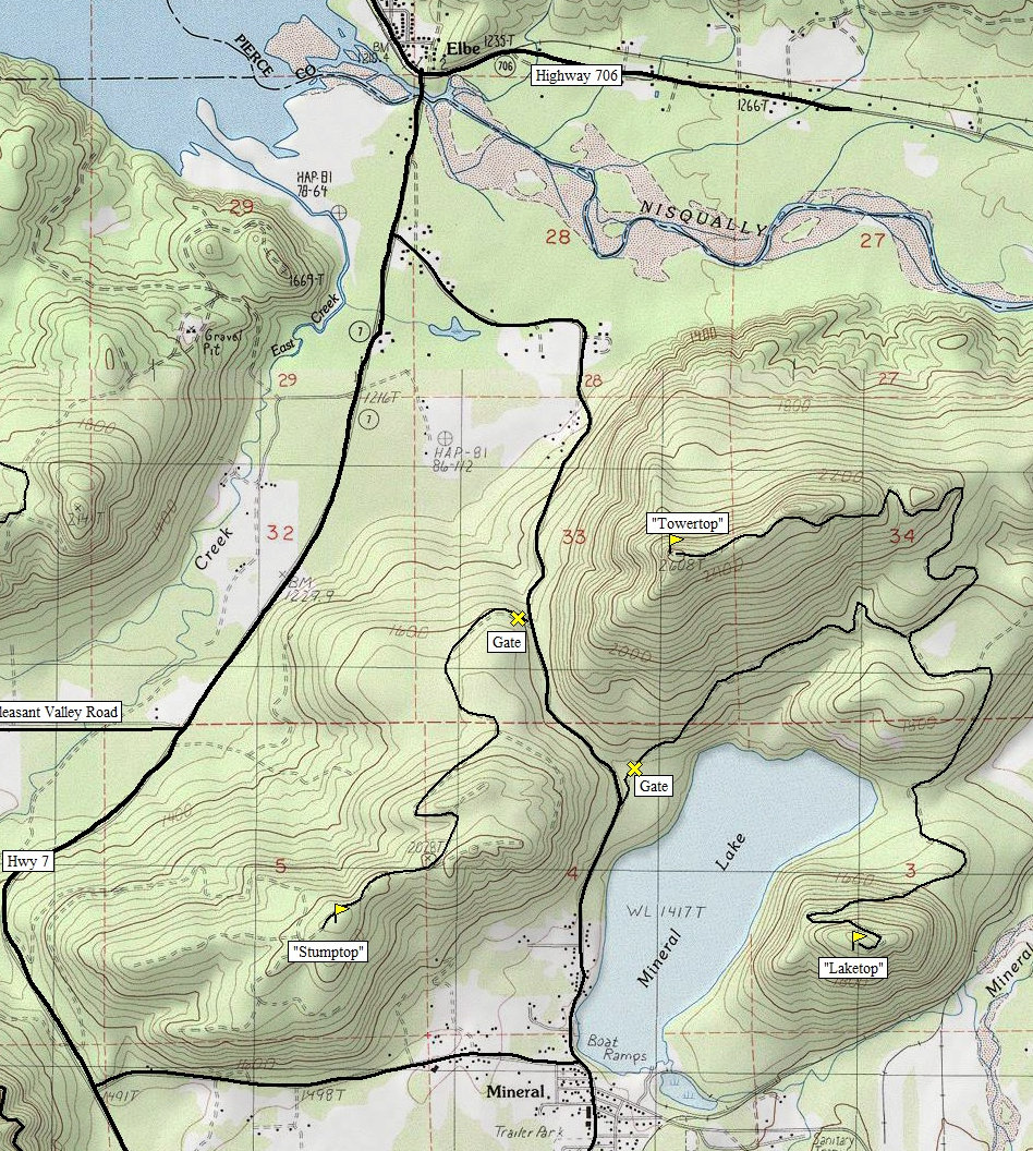 Towertop Laketop Map