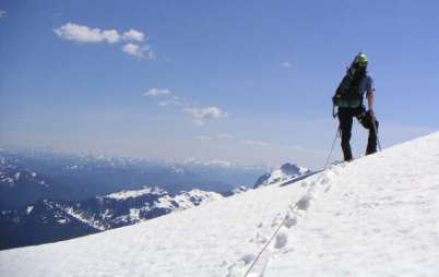 climbing sloan peak