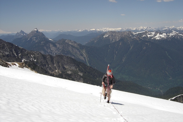 Climbing Sloan Peak