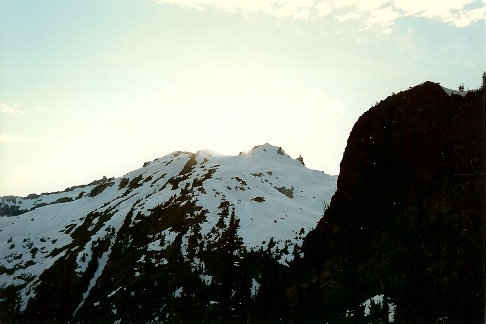 Sunset over Mt. Daniel