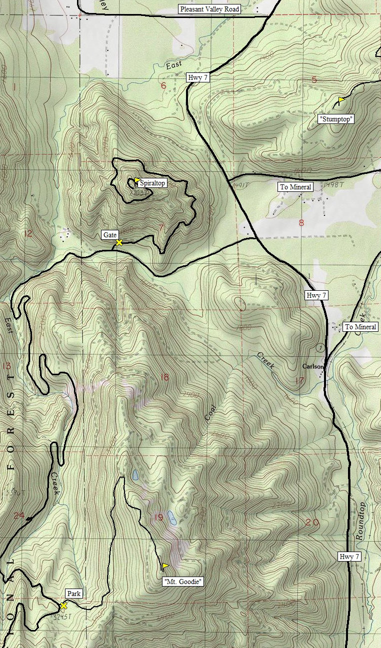 Mount Goodie Map