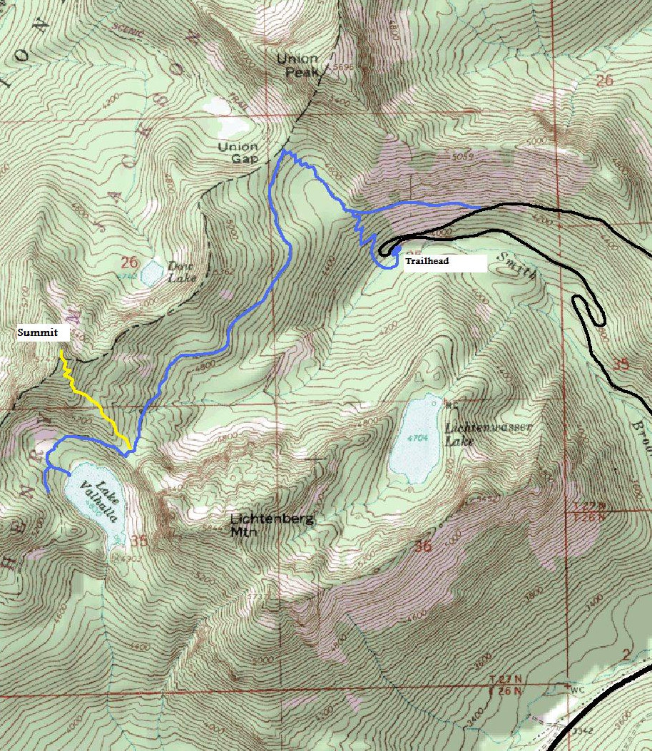 Mount McCausland map