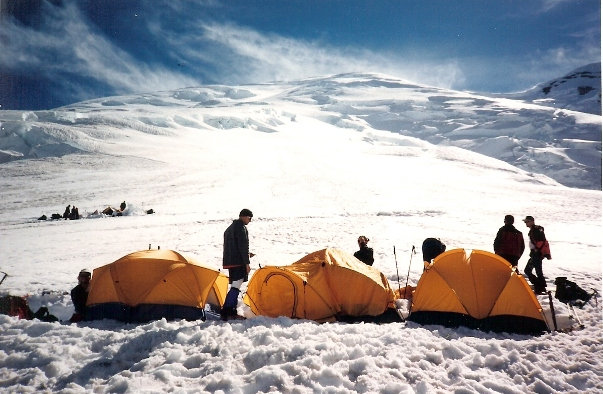 Emmons Glacier camp