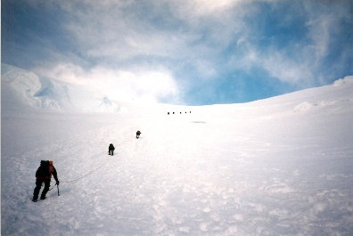 Climbing the Emmons Glacier