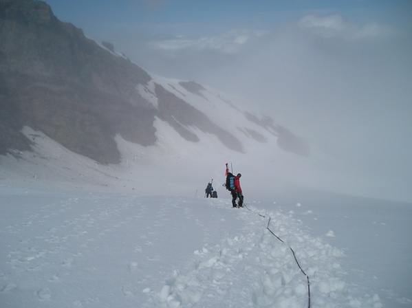 top of the Inner Glacier