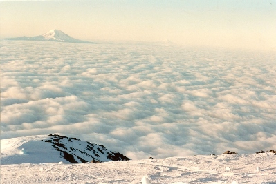 Looking south to Mt. Adams