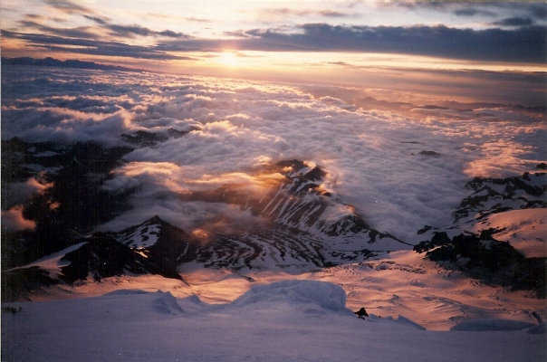 Sunrise on Mt. Rainier