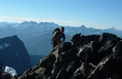 top of Colonial Peak