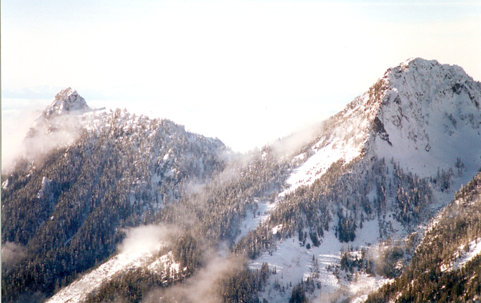 McClain Peaks from Lennox