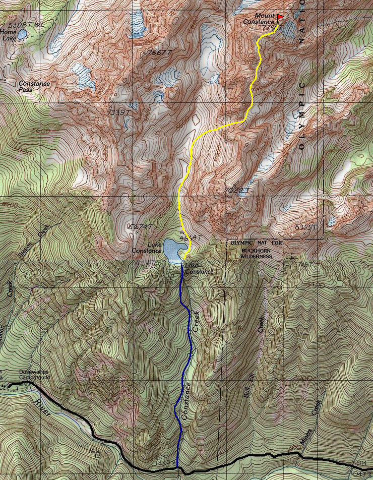 Mount Constance Map
