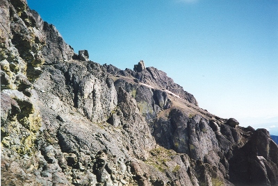 Upper mountain traverse