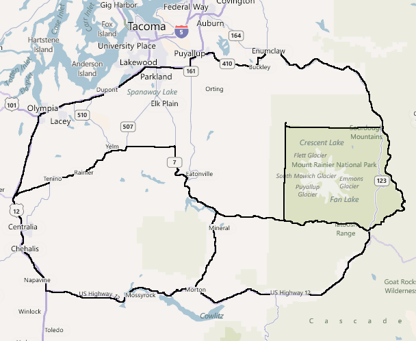 pierce county map