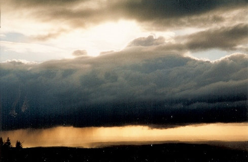 Storm clouds over Puget Sound