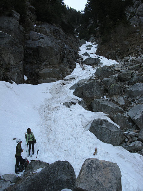 Quartz gully route 