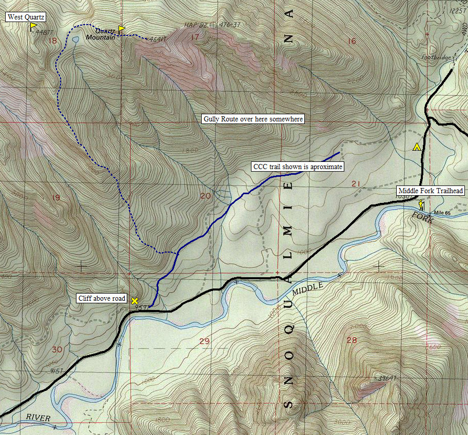 Quartz Mountain Map