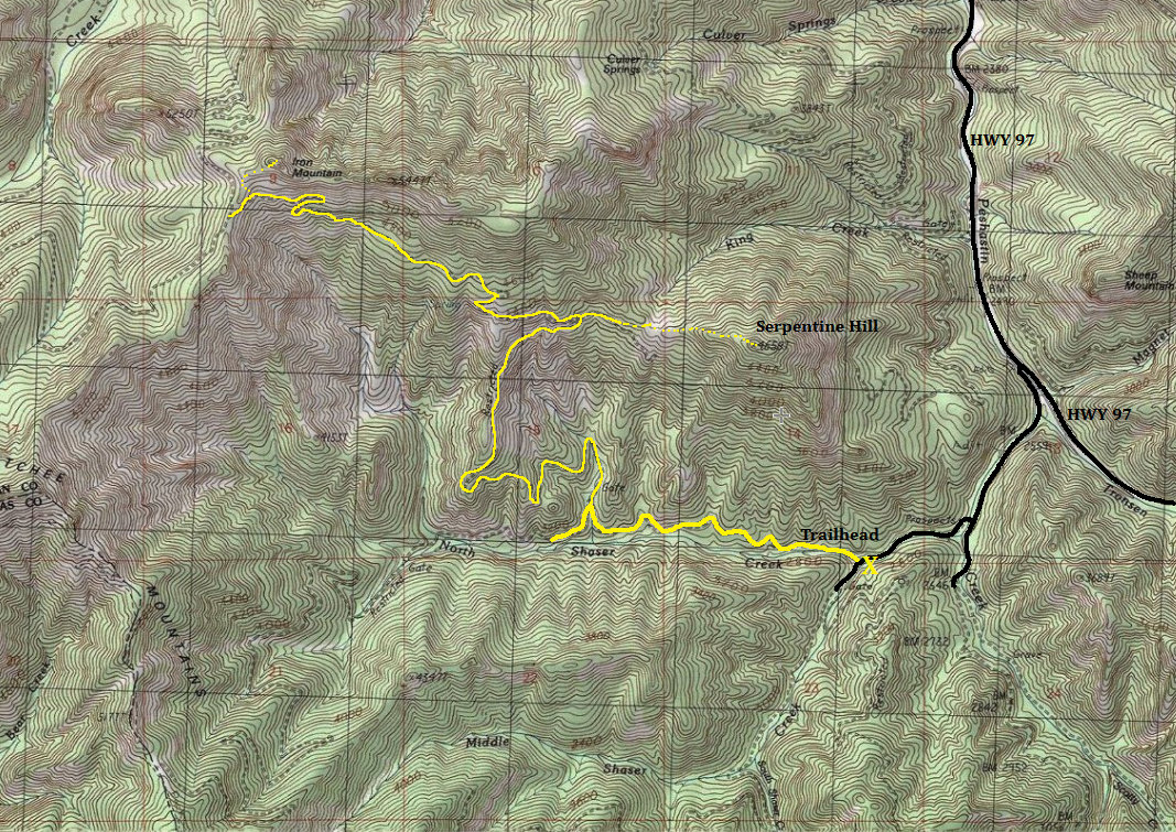 serpentine hill map