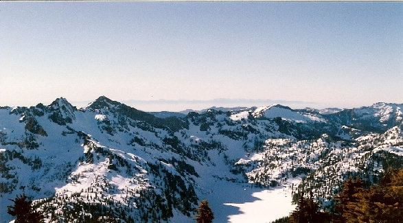 Snow Lake in winter