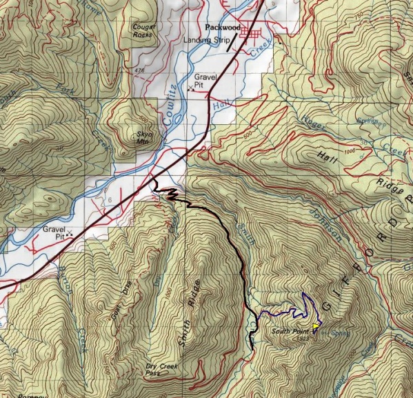 south point area map