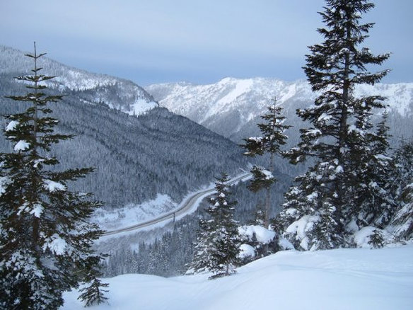 Route to Stevens Pass