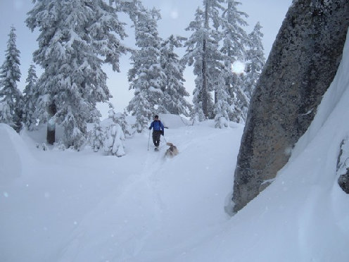 Snowshoe on Sky Mountain