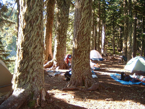 Summit Lake camping