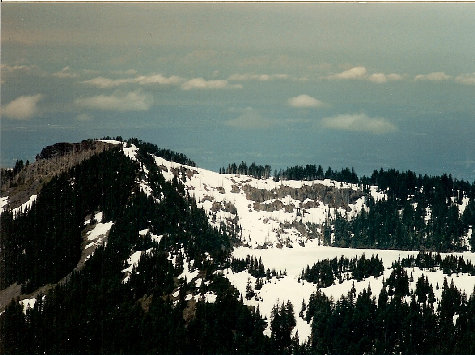 Summit Lake and peak 