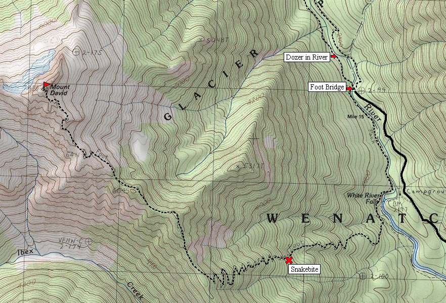 Mount David Map
