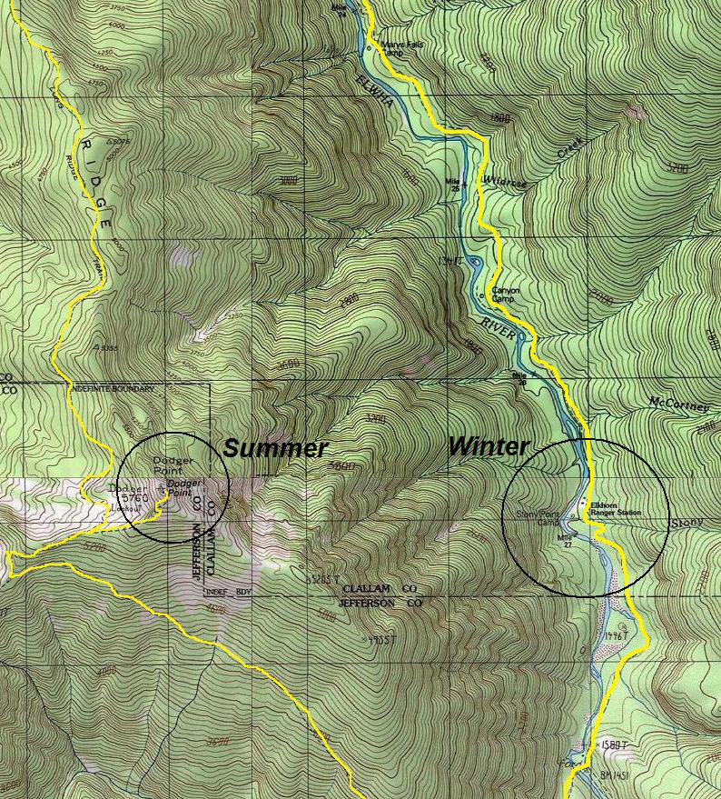 elkhorn ranger station map